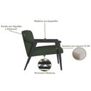 Ver imagem 5 de Kit 2 Poltronas Decorativas Madeira Maciça Jequitibá Tecido Algodão Flávia
