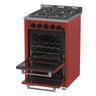 Fogao 4 Bocas Venax Temis Vermelho Glp 220v - 5