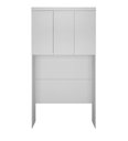 Ver imagem 1 de Modulado Aéreo Solteiro 3 Portas - Rizon-Branco - Móveis Novo Horizonte