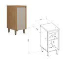 Ver imagem 7 de Cozinha Modulada Allure Linea Brasil 14 Peças 21 Portas 3 Gavetas com Tampo