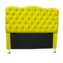 Ver imagem 1 de Cabeceira Super King para Cama Box Casal Agnes - Suede - Sv Decor:amarelo