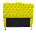 Ver imagem 1 de Cabeceira Super King para Cama Box Casal Agnes - Suede - Sv Decor:amarelo