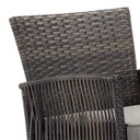 Ver imagem 4 de Kit Conjunto para Jardim e Varanda com 2 Poltronas 1 Sofá e 1 Mesa de Centro Completo