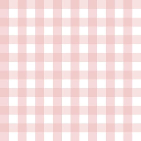 Papel de Parede Doce Estilo Xadrez Rosa 82250