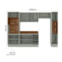 Ver imagem 4 de Cozinha Completa Koya 10 Portas 4 Gavetas Verde Oliva - Politorno