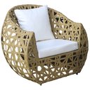Ver imagem 2 de Conjunto de Poltronas Dubai - Jardim, Sala, Área - Tabaco