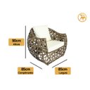 Ver imagem 4 de Conjunto de Poltronas Dubai - Jardim, Sala, Área - Argila