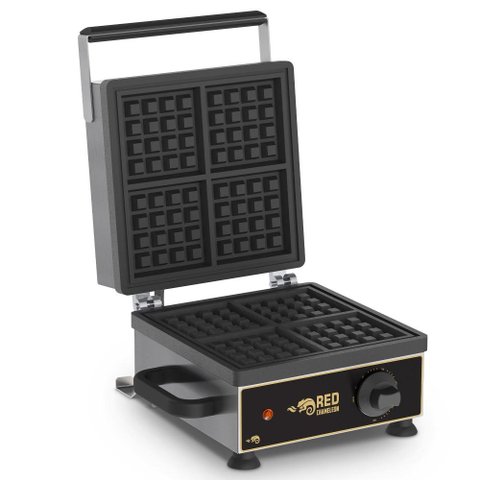 Máquina de Waffle Red Chameleon com Teflon 220v Mawqu-2t