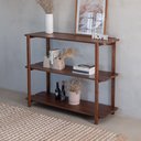 Ver imagem 2 de Estante Laguna 3 Prateleiras 120cm Castanho