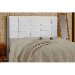 Cabeceira Casal 140cm Alloure Material Sintetico Branco ITFlex - 3