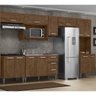 Cozinha Modulada 08 Peças Milena 2731 Marrom Milani Movelaria - 1