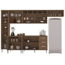 Ver imagem 2 de Cozinha Modulada 06 Peças Milena 2737 Marrom Milani Movelaria
