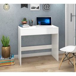 Penteadeira Escrivaninha Isa Branco Com Espelho Fellicci Moveis - 6 Penteadeira Escrivaninha Isa Branco Com Espelho Fellicci Moveis - 6