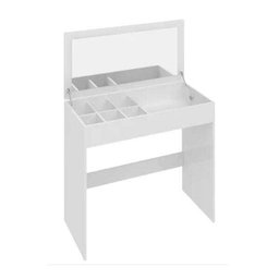 Penteadeira Escrivaninha Isa Branco Com Espelho Fellicci Moveis - 1 Penteadeira Escrivaninha Isa Branco Com Espelho Fellicci Moveis - 1