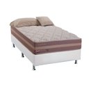 Ver imagem 1 de Cama Box Solteiro: Colchão Molas Herval Maxspring Casablanca + Base CRC Courano White(88x188)