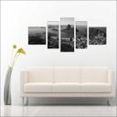 Ver imagem 1 de Quadro Decorativo Cidade Rio De Janeiro Salas Interiores Mosaico 5 Peças Com Moldura