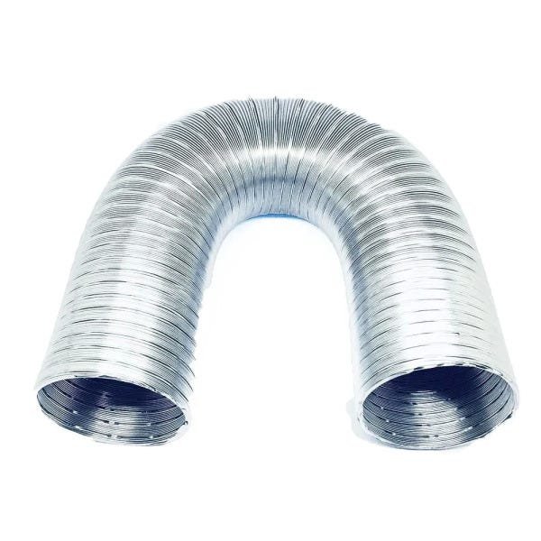 Tubo Flexível de Alumínio Flextic Para Aquecedor de Água a Gás Diâmetro 80mm Comprimento 1,5m - 4