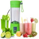 Ver imagem 1 de Mini Liquidificador Portátil Elétrico 380 Ml Academia Shakes Sucos Vitamina Pequeno Resistente - Ver