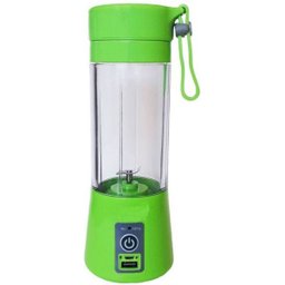 Mini Liquidificador Portátil Elétrico 380 Ml Academia Shakes Sucos Vitamina Pequeno Resistente - Ver - 6
