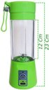 Ver imagem 3 de Mini Liquidificador Portátil Elétrico 380 Ml Academia Shakes Sucos Vitamina Pequeno Resistente - Ver