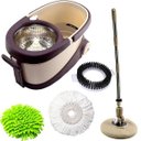 Ver imagem 1 de Balde Esfregão Mop Centrifuga Alumínio 360° Refil Limpeza Original Perfect