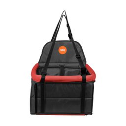 Cadeirinha Assento para Transporte de Cães e Gatos até 10kg - Tubline - Preto e Vermelho - 3