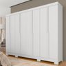 Guarda Roupa Casal Liz 8 Portas 2 Gavetas Branco - M.a Branco - 1