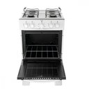 Ver imagem 3 de Fogão 4 Bocas Preto com Mesa Inox Atlas Milão