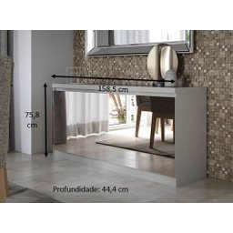 Buffet Truzzi com Espelho Off White 160cm - 3