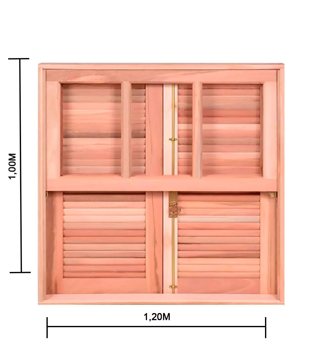 Janela De Madeira Guilhotina Abrir Reta Padr O Curupix X Batente Cm Central Norte