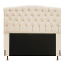 Ver imagem 3 de Cabeceira Greta para Cama Box Queen 160 Cm Suede Bege - D’Rossi
