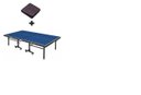Ver imagem 1 de Mesa de Ping Pong Mdf 25mm Klopf 1008 Oficial + Capa para Mesa Aberta
