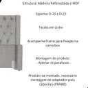 Ver imagem 3 de Kit Cabeceira e Calçadeira Baú Emma Linho Solteiro 90 Cm