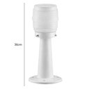 Ver imagem 3 de Balizador Branco para Jardim com Globo Timoneiro Leitoso E27 Dital Alumínio e Termoplástico
