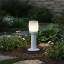 Ver imagem 2 de Balizador Branco para Jardim com Globo Timoneiro Leitoso E27 Dital Alumínio e Termoplástico