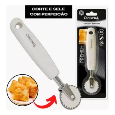 Cortador e fechador de Massas e Pastel Carretilha