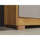 Ver imagem 3 de Guarda-roupa Casal 6 Portas 2 Gavetas Estrela Premium Salleto Branco