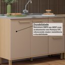 Ver imagem 5 de Cozinha Completa de Canto 100 Mdf 9 Peças Espaço Forno e Micro-ondas 458cm Duna Luciane Móveis