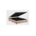 Ver imagem 1 de Cama Box Baú Viúvao Suede Rosé Com 128cm de Largura
