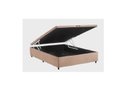Ver imagem 1 de Cama Box Baú Viúvao Suede Rosé Com 128cm de Largura