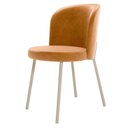 Ver imagem 7 de Kit 3 Cadeiras Sala de Jantar Estofada Gavi Arena L02 Couríssimo Whisky - Lyam Decor