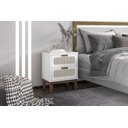 Ver imagem 2 de Mesa para Quarto Indiana Criado Santorini Branco 45cm