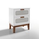 Ver imagem 3 de Mesa para Quarto Indiana Criado Santorini Branco 45cm