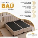 Ver imagem 4 de Cama Box com Baú King Bipartido Tecido Sintético Bege Royal Sleep