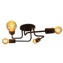 Ver imagem 1 de Pendente Enerlux 13025 Sputnik Aranha 4 Hastes Preto E-27