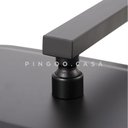 Ver imagem 3 de Ducha Chuveiro Retangular Inox 28x18cm São Luís Pingoo.casa - Preto