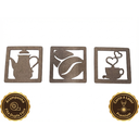 Ver mais imagens de Trio Placas Cantinho do Café Mógno