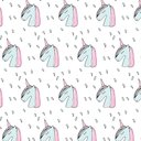 Ver imagem 2 de Papel de Parede Infantil - Unicórnios 1 Arte Destaque 1,50 Metros