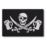 Tapete Capacho Limpe Sim Personalizado 80x40 Caveira Pirata Bier Drink Divertido - 2