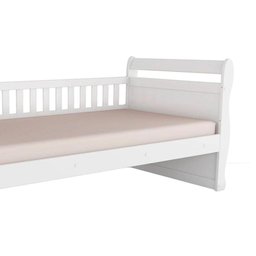 Cama Solteiro de Babá Maria Branco - Peroba - 4
